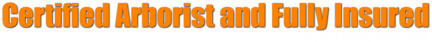 Certified Arborist and Fully Insured No job is too big or too small.